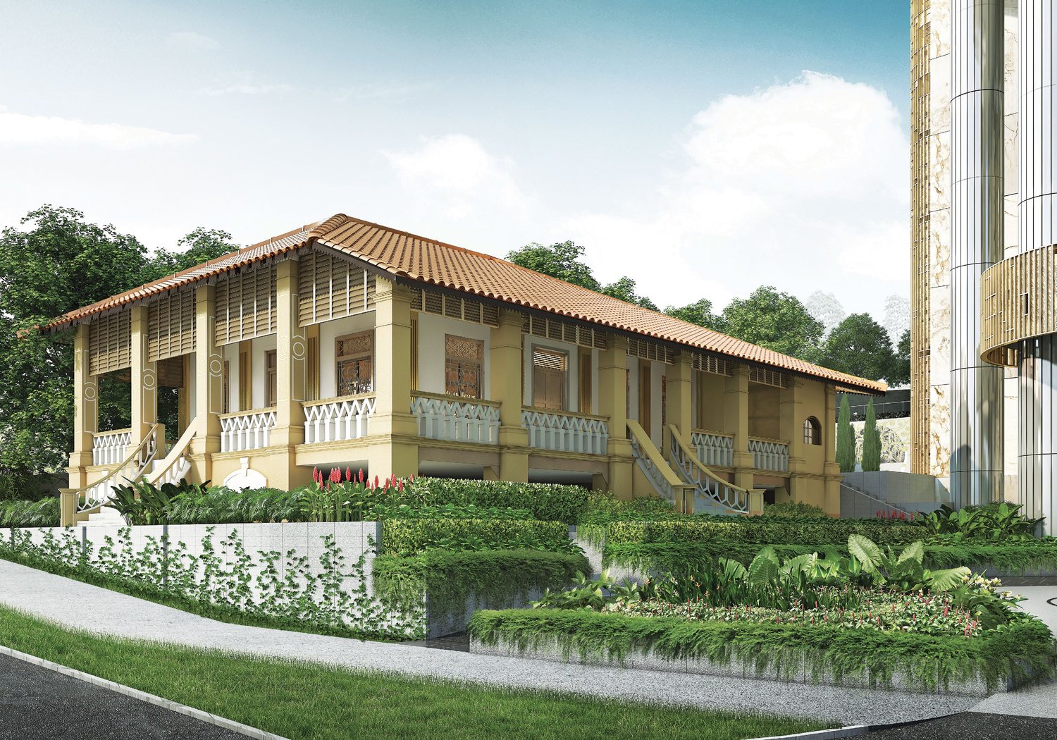 Conserved bungalow clubhouse