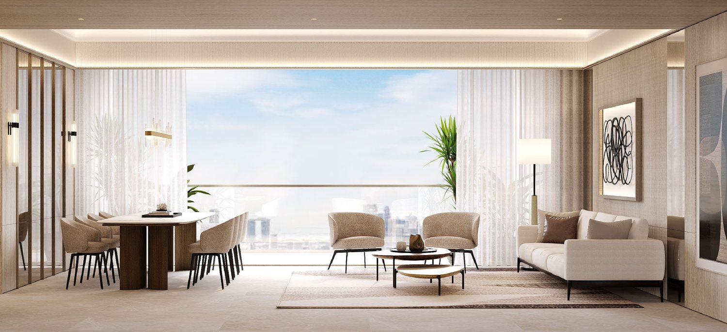 Living room with a view (for illustration only)