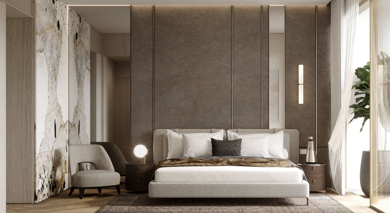 Master bedroom (for illustration only)