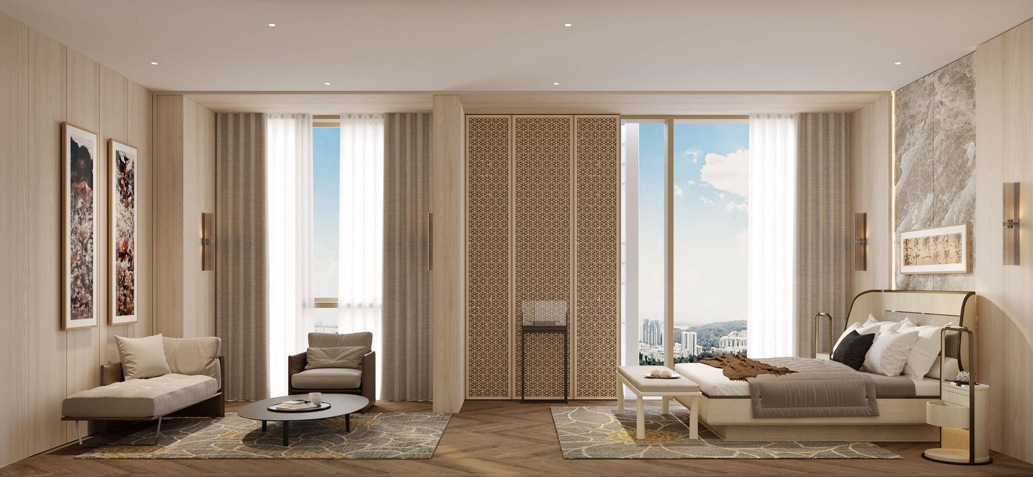 Penthouse bedroom (for illustration only)