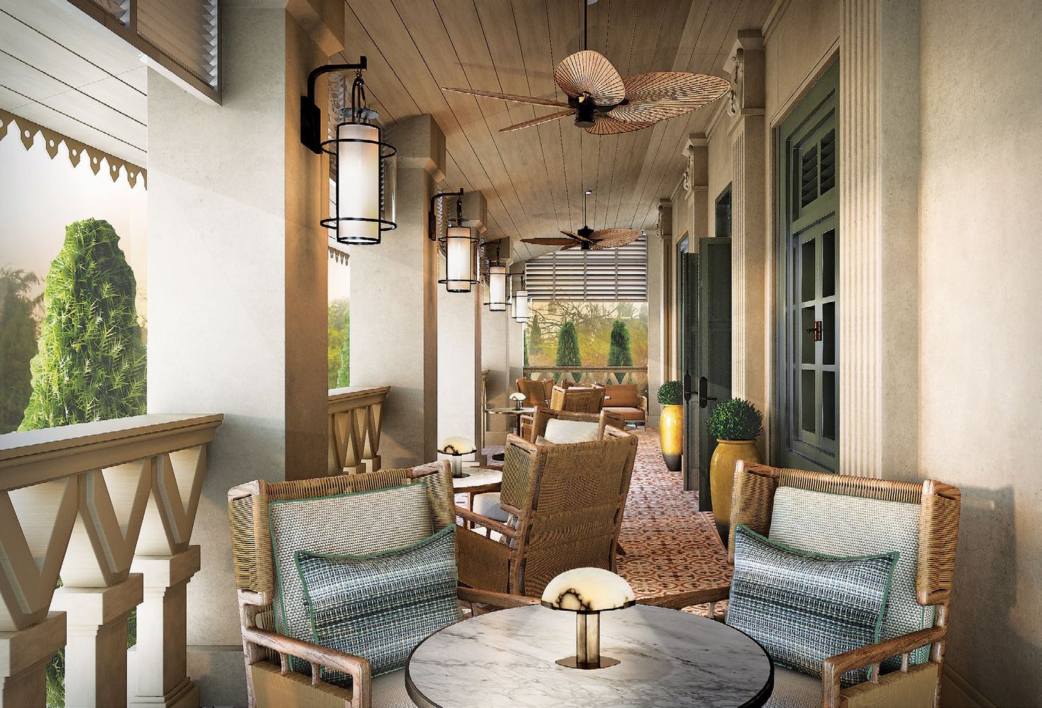 Bungalow verandah